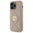 DKNY DKHCP14LPQDSLE iPhone 14 Pro 6.1" Quilted Stack Logo tok, bézs