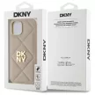 DKNY Quilted Stack Logo DKHCP15SPQDSLE iPhone 15 6.1" tok, bézs