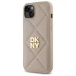 DKNY Quilted Stack Logo DKHCP15MPQDSLE iPhone 15 Plus 6.7" tok, bézs