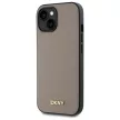 DKNY Leather Checketok, Red Mono Pattern MagSafe DKHMP15SPGHLME iPhone 15 6.1" tok, bézs