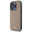 DKNY Grained Metal Logo MagSafe DKHMP15LPGHLME iPhone 15 Pro 6.1" tok, bézs