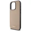 DKNY Grained Metal Logo MagSafe DKHMP15LPGHLME iPhone 15 Pro 6.1" tok, bézs