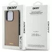 DKNY Grained Metal Logo MagSafe DKHMP15LPGHLME iPhone 15 Pro 6.1" tok, bézs