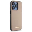 DKNY Grained Metal Logo MagSafe DKHMP15XPGHLME iPhone 15 Pro Max 6.7" tok, bézs
