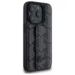 Lacoste LCHCP15LGSPBSK iPhone 15 Pro 6,1" Grip Stand Mono tok, fekete