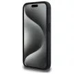Lacoste LCHCP15LGSPBSK iPhone 15 Pro 6,1" Grip Stand Mono tok, fekete