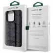 Lacoste LCHCP15LGSPBSK iPhone 15 Pro 6,1" Grip Stand Mono tok, fekete