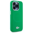 Lacoste LCHMP15XSMAN iPhone 15 Pro Max 6.7" estragon hardcase Silicone Croco Logo MagSafe