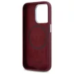 Lacoste LCHMP15XSMAR iPhone 15 Pro Max 6.7" bordeaux hardcase Silicone Croco Logo MagSafe