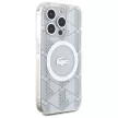 Lacoste LCHMP15LUBSH iPhone 15 Pro 6.1" farine hardcase IML Blend Monogram MagSafe tok, ezüst