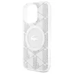 Lacoste LCHMP15LUBSH iPhone 15 Pro 6.1" farine hardcase IML Blend Monogram MagSafe tok, ezüst