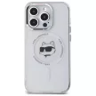 Karl Lagerfeld KLHMP14LHLSCHH iPhone 14 Pro 6.1" IML Metal Choupette Head MagSafe tok, fehér