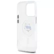 Karl Lagerfeld KLHMP14LHLSCHH iPhone 14 Pro 6.1" IML Metal Choupette Head MagSafe tok, fehér