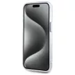 Karl Lagerfeld KLHMP15SHLSCHH iPhone 15 6.1" IML Metal Choupette Head MagSafe tok, fehér
