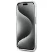 Karl Lagerfeld KLHMP15LHLSCHH iPhone 15 Pro 6.1" IML Metal Choupette Head MagSafe tok, fehér