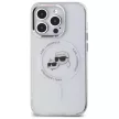 Karl Lagerfeld KLHMP14XHLSKCH iPhone 14 Pro Max 6.7" IML Metal Karl&Choupette Head MagSafe tok, fehér