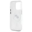 Karl Lagerfeld KLHMP15LHLSKCH iPhone 15 Pro 6.1" IML Metal Karl&Choupette Head MagSafe tok, fehér