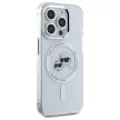 Karl Lagerfeld KLHMP15XHLSKCH iPhone 15 Pro Max 6.7" IML Metal Karl&Choupette Head MagSafe tok, fehér