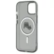 Karl Lagerfeld KLHMP15SHLSKCK iPhone 15 6.1" IML Metal Choupette Head MagSafe tok, fekete