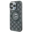 Karl Lagerfeld KLHMP15LHMCKMHK iPhone 15 Pro 6.1" IML Monogram Karl&Choupette Head MagSafe tok, fekete