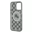 Karl Lagerfeld KLHMP15LHMCKMHK iPhone 15 Pro 6.1" IML Monogram Karl&Choupette Head MagSafe tok, fekete