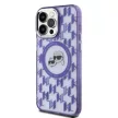 Karl Lagerfeld KLHMP15LHMCKMHU iPhone 15 Pro 6.1" IML Monogram Karl&Choupette Head MagSafe tok, lila