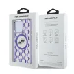 Karl Lagerfeld KLHMP15LHMCKMHU iPhone 15 Pro 6.1" IML Monogram Karl&Choupette Head MagSafe tok, lila