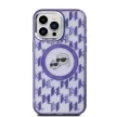 Karl Lagerfeld KLHMP15XHMCKMHU iPhone 15 Pro Max 6.7" IML Monogram Karl&Choupette Head MagSafe tok, lila