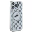 Karl Lagerfeld KLHMP15XHMCKMHT iPhone 15 Pro Max 6.7" IML Monogram Karl&Choupette Head MagSafe tok, átlátszó
