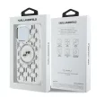 Karl Lagerfeld KLHMP15XHMCKMHT iPhone 15 Pro Max 6.7" IML Monogram Karl&Choupette Head MagSafe tok, átlátszó