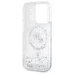 Karl Lagerfeld KLHMP15XLGKCSGH iPhone 15 Pro Max 6.7" Liquid Glitter Karl&Choupette Head Magsafe tok, átlátszó