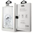 Karl Lagerfeld KLHMP15XLGKCSGH iPhone 15 Pro Max 6.7" Liquid Glitter Karl&Choupette Head Magsafe tok, átlátszó