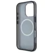 Guess GUHMP16LH4PYEEK iPhone 16 Pro 6.3", tok, fekete IML Peony On 4G Background MagSafe