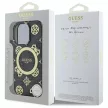 Guess GUHMP16LH4PYEEK iPhone 16 Pro 6.3", tok, fekete IML Peony On 4G Background MagSafe