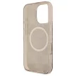 Guess GUHMP16LH4PYEEW iPhone 16 Pro 6.3" tok, barna hardcase IML Peony On 4G Background MagSafe