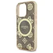 Guess GUHMP16XH4PYEEW iPhone 16 Pro Max, 6.9" tok, barna hardcase IML Peony On 4G Background MagSafe