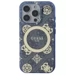 Guess GUHMP16LH4PYEEB iPhone 16 Pro 6.3" tok, kék hardcase IML Peony On 4G Background MagSafe