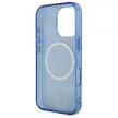 Guess GUHMP16LH4PYEEB iPhone 16 Pro 6.3" tok, kék hardcase IML Peony On 4G Background MagSafe