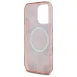 Guess GUHMP16LH4PYEEP iPhone 16 Pro 6.3", tok, rózsaszín hardcase IML Peony On 4G Background MagSafe