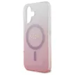 Guess GUHMP16SHGRCELP iPhone 16 6.1" tok, rózsaszín hardcase IML Glitter Gradient MagSafe