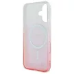 Guess GUHMP16SHGRCELP iPhone 16 6.1" tok, rózsaszín hardcase IML Glitter Gradient MagSafe