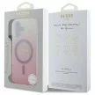 Guess GUHMP16SHGRCELP iPhone 16 6.1" tok, rózsaszín hardcase IML Glitter Gradient MagSafe