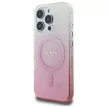 Guess GUHMP16LHGRCELP iPhone 16 Pro 6.3" tok, rózsaszín hardcase IML Glitter Gradient MagSafe