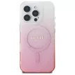 Guess GUHMP16LHGRCELP iPhone 16 Pro 6.3" tok, rózsaszín hardcase IML Glitter Gradient MagSafe