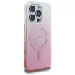 Guess GUHMP16LHGRCELP iPhone 16 Pro 6.3" tok, rózsaszín hardcase IML Glitter Gradient MagSafe