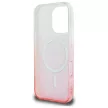 Guess GUHMP16LHGRCELP iPhone 16 Pro 6.3" tok, rózsaszín hardcase IML Glitter Gradient MagSafe