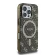 Guess GUHMP16LH4DTEW iPhone 16 Pro 6.3" tok, barna hardcase IML 4G Background MagSafe