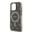 Guess GUHMP16LH4DTEW iPhone 16 Pro 6.3" tok, barna hardcase IML 4G Background MagSafe