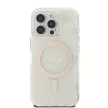 Guess GUHMP16LH4DTEH iPhone 16 Pro 6.3" tok, fehér hardcase IML 4G Background MagSafe