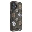 GUESS IPHONE 16 MagSafe GUHMP16SP4PWPW (PU Peony on 4G Background) tok, barna